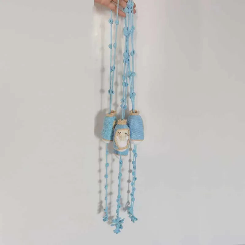 10cm Handmade Christening Baptism wedding engagement Communion birthday Bridal baby Rosaries Christmas Gift Home Decoration