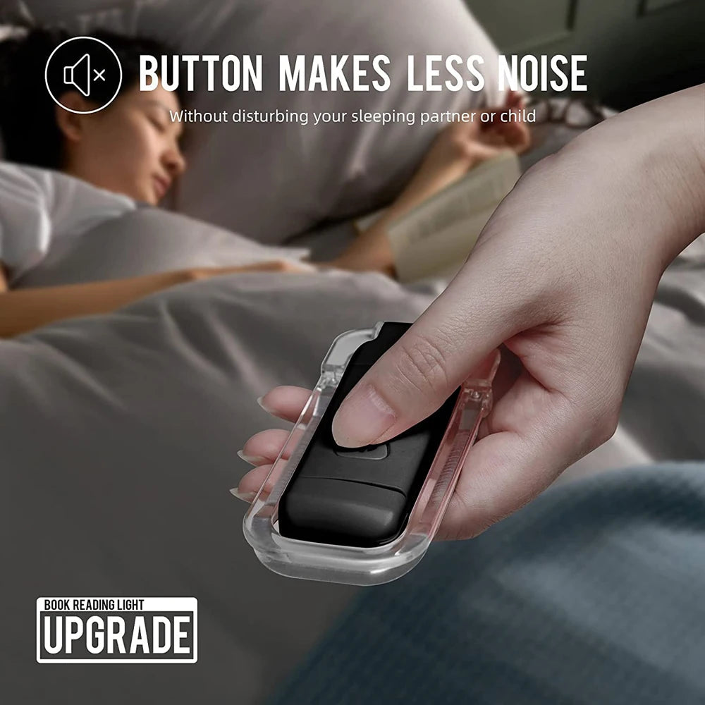 Mini Light Reading Clip Light LED Small Night Light USB Charging Adjustable Brightness Eye Protection Portable