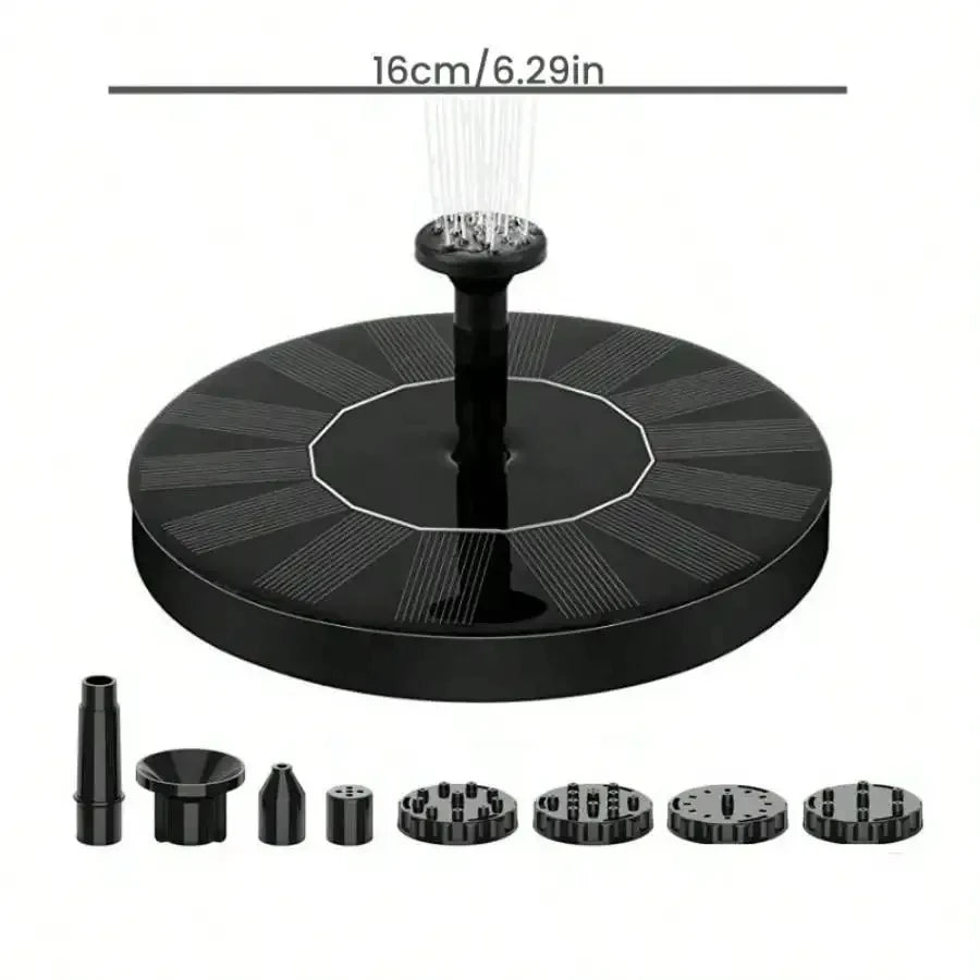 Solar Water Fountain Pool Pond Waterfall Fountain Garden Supplies Decoration Outdoor New Mini Solar Powered Fountain Bird Baths