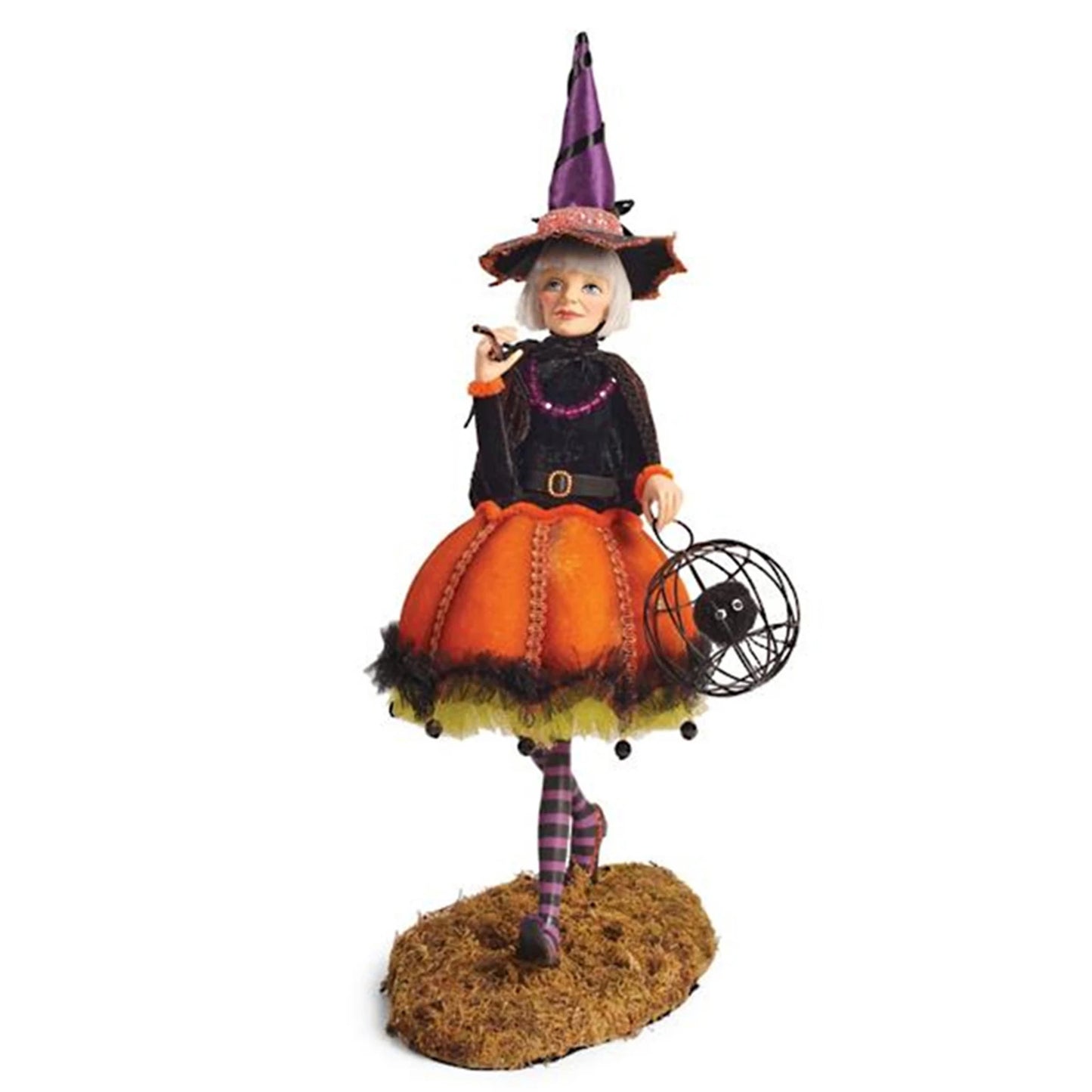 Hand-Painted Resin Crafts  Resin Witch Statue Ornament  Witch Statue Craft