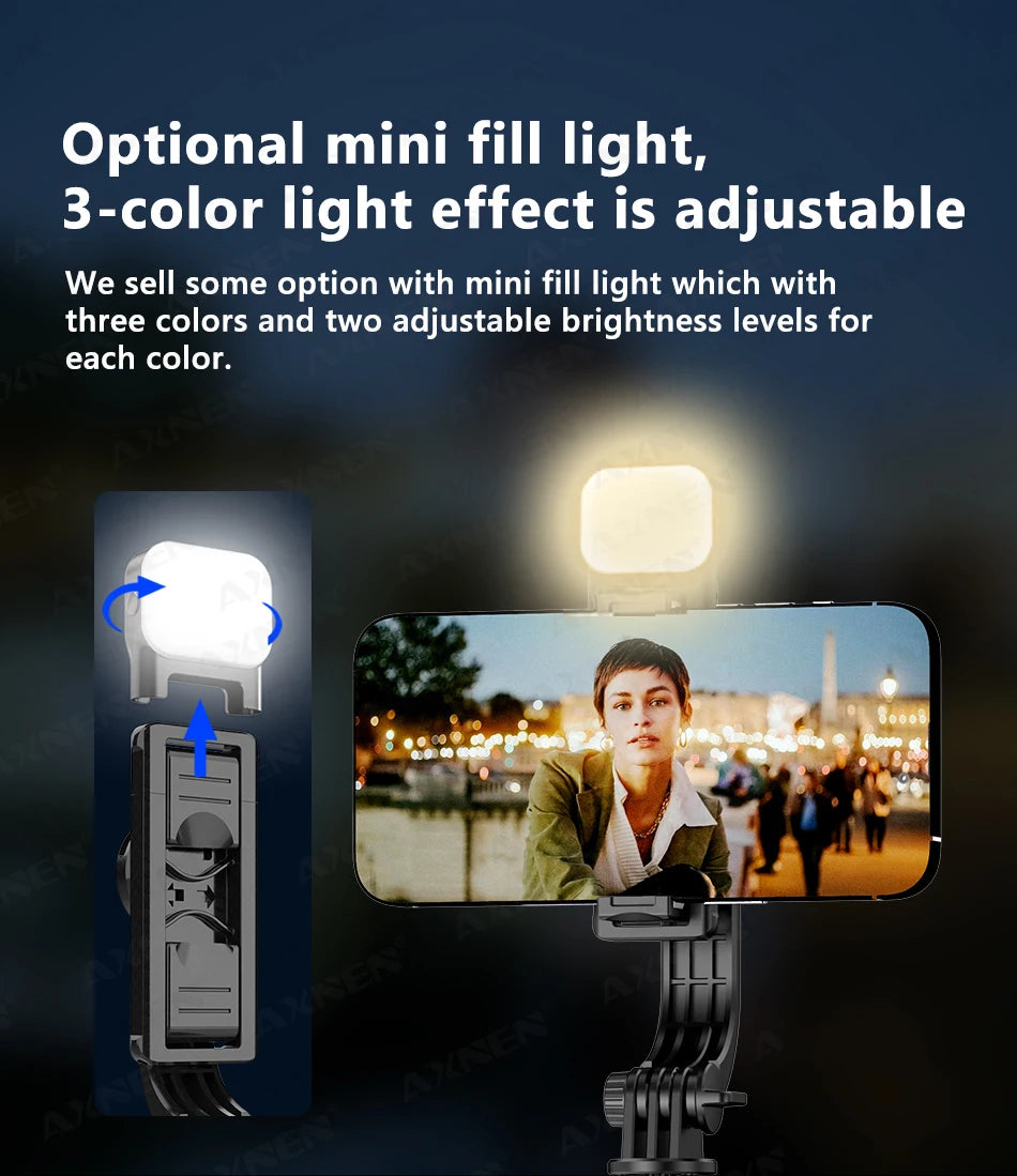 Selfie Stick Tripod for Cell Phone, Mobile Stand Monopod with Wireless Remote for iPhone Samsung Huawei Xiaomi Smartphone