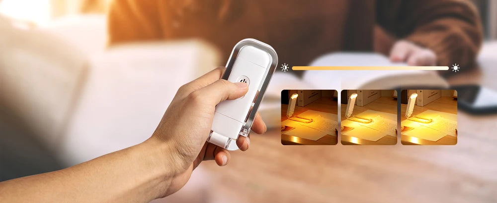 Mini Light Reading Clip Light LED Small Night Light USB Charging Adjustable Brightness Eye Protection Portable