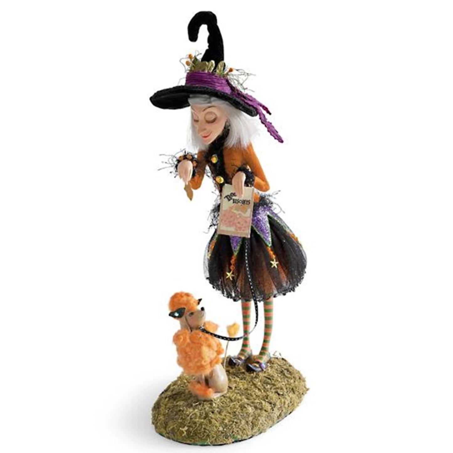 Hand-Painted Resin Crafts  Resin Witch Statue Ornament  Witch Statue Craft