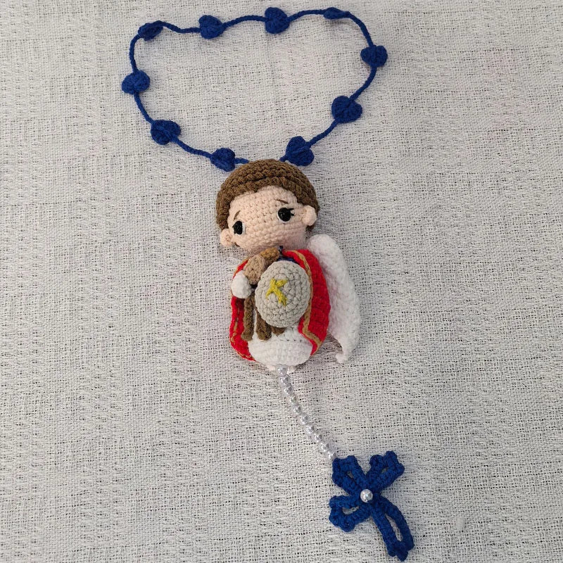 10cm Handmade Christening Baptism wedding engagement Communion birthday Bridal baby Rosaries Christmas Gift Home Decoration