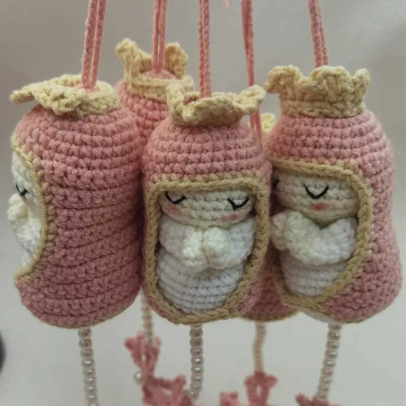 10cm Handmade Christening Baptism wedding engagement Communion birthday Bridal baby Rosaries Christmas Gift Home Decoration